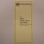 Large Print Pamphlets NA IP #1, Who, What, How and Why LP