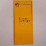 Large Print Pamphlets NA IP #6 Recovery and Relapse Large Print