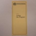 Large Print Pamphlets NA IP #9 Living the Program LP