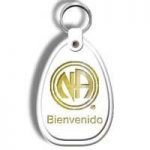 NA llaveros/Key Tags White / Welcome Key Tag – Spanish