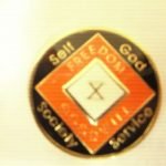 Orange Tri-Plate Medallions Orange 18 Year Tri-Plate Medallion