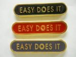 NA Lapel Pins Easy Does It Lapel Pin