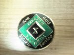 Green Tri-Plate Medallions 8 Year NA Tri-Plate Green Medallion