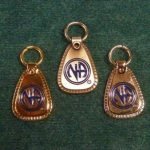 Keychain Medallion Holders and Metal Key Tags Na Metal Welcome Key Tag small