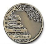 NA Specialty Medallions 12 Principles Bronze