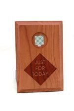NA Medallion Holders Just For Today Wall Plaque Medallion Holder