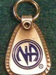 Keychain Medallion Holders and Metal Key Tags Small Metal NA Welcome Key Tag