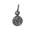 NA Pendants Sterling Silver Logo Initial Coin Pendant