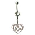 Silver Body Jewelry NA Sym /Heart (body jewelry)