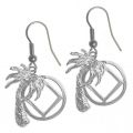 NA Sterling Silver Jewerlry NA Fairy with Symbol Earrings