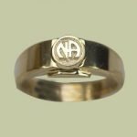 NA Jewelry Gents Ring with Logo NA