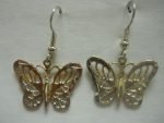 NA Jewelry Large Butterfly Earrings