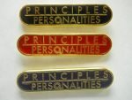 NA Lapel Pins Principales over Personalities Red