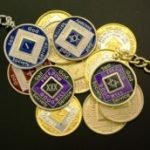Keychain Medallion Holders and Metal Key Tags Silver Tone NA Keychain Medallion Holder