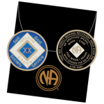 Blue Tri-Plate Medallions 20 Year Blue NA Tri-Plate Medallion