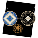 Blue Tri-Plate Medallions 42 Year Blue NA Tri-Plate Medallion