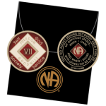 Red Tri-Plate Medallions 7 Year NA Tri-Plate Red Medallion