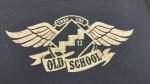 NA T-Shirts NA Black T-Shirt Old School-Front