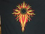 NA T-Shirts Flame with NA Logo T-Shirt