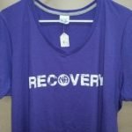 NA T-Shirts NA Recovery V-Neck T-Shirt Purple