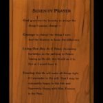NA Miscellaneous Gifts Serenity Prayer Plaque