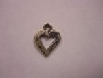 NA Small Charms Charm – Heart w/open center