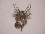 NA Sterling Silver Pendants Sterling Silver Fairy NA Pendant 1 3/4" X 1"
