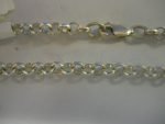 Sterling Silver Bracelets Anklet/Bracelet-Rolo, Silver