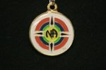 NA Sterling Silver Pendants Sterling Silver Group Logo Pendant 1 1/8th in size