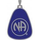 Uncategorized NA Pendants NA Key Tag Pendant Blue & Silver