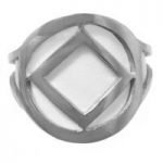 NA Sterling Silver Rings NA Symbol Ring