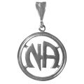 NA Sterling Silver Pendants Sterling Silver NA Logo Pendant