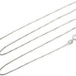Sterling Silver Chains Heavy Box Chain 20 In
